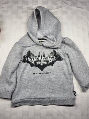 BATMAN 80th Anniversary Boys Hoodie - Size 2T